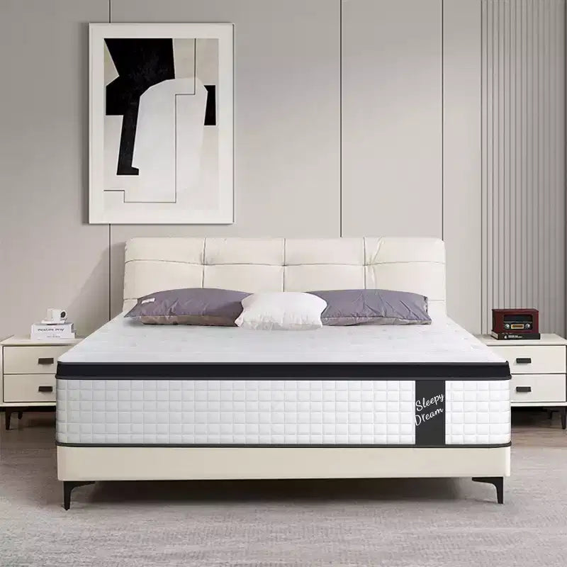 King Size 12 Inch Hybrid Mattress, Medium Plush, Individual Pocket Springs, CertiPUR-US Memory Foam