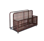 T8031 Étagère de rangement extérieure simple niveau pour piscine, PE + fer,