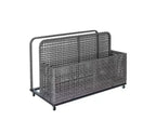 T8031 Étagère de rangement extérieure simple niveau pour piscine, PE + fer,