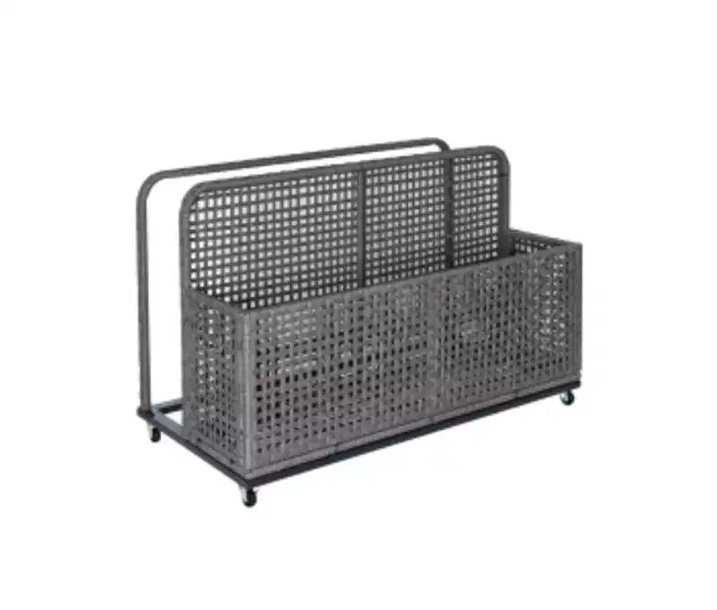 T8031 Étagère de rangement extérieure simple niveau pour piscine, PE + fer,