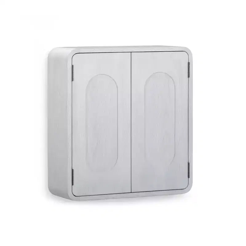 Teamson Home Tenley Modernl Wall Cabinet with Storage, Adjustable Shelf and Recessed Handles