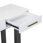 TUYOHW Console moderne avec 3 tiroirs de rangement, table d'entrée extra longue de 145 cm pour entrée, couloir, salon, foyer