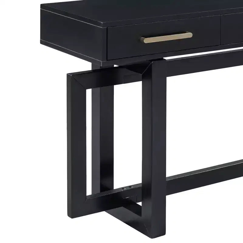 TUYOHW Console moderne avec 3 tiroirs de rangement, table d'entrée extra longue de 145 cm pour entrée, couloir, salon, foyer