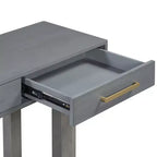 TUYOHW Console moderne avec 3 tiroirs de rangement, table d'entrée extra longue de 145 cm pour entrée, couloir, salon, foyer