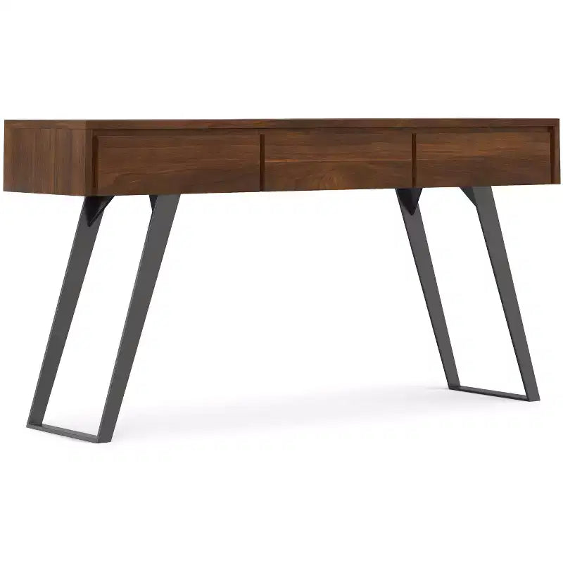 Lowry Console Sofa Table in Walnut