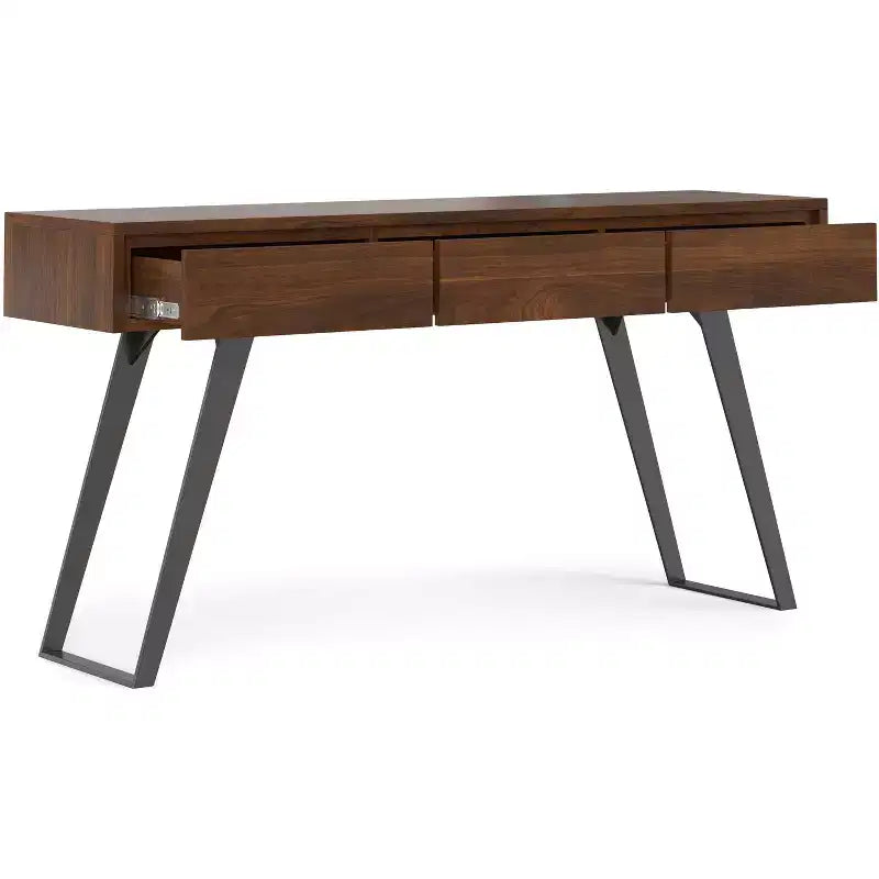 Console et table de canapé Lowry en noyer