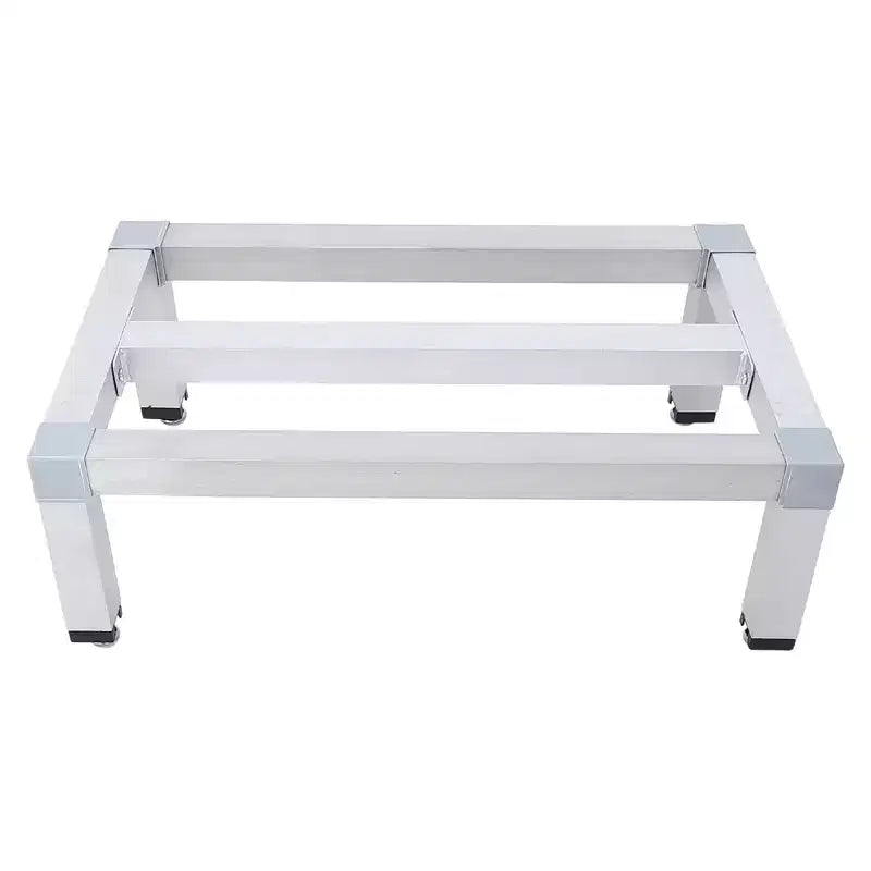 Support de rayonnage en aluminium avec une capacité de 450 kg, étagère alimentaire de sol commerciale pour restaurants, cuisines, magasins