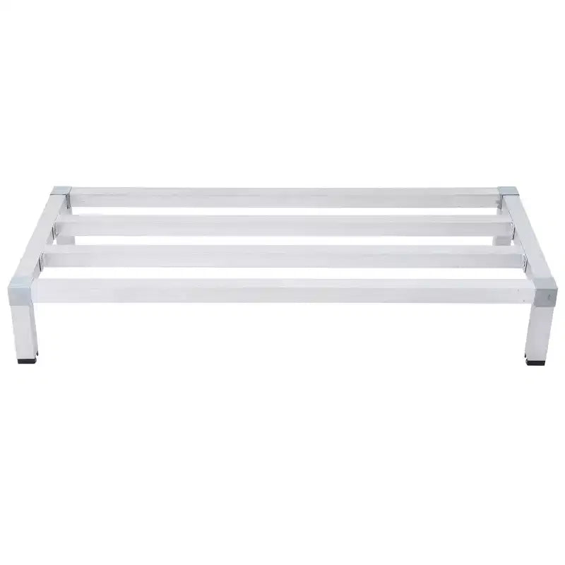 Support de rayonnage en aluminium avec une capacité de 450 kg, étagère alimentaire de sol commerciale pour restaurants, cuisines, magasins