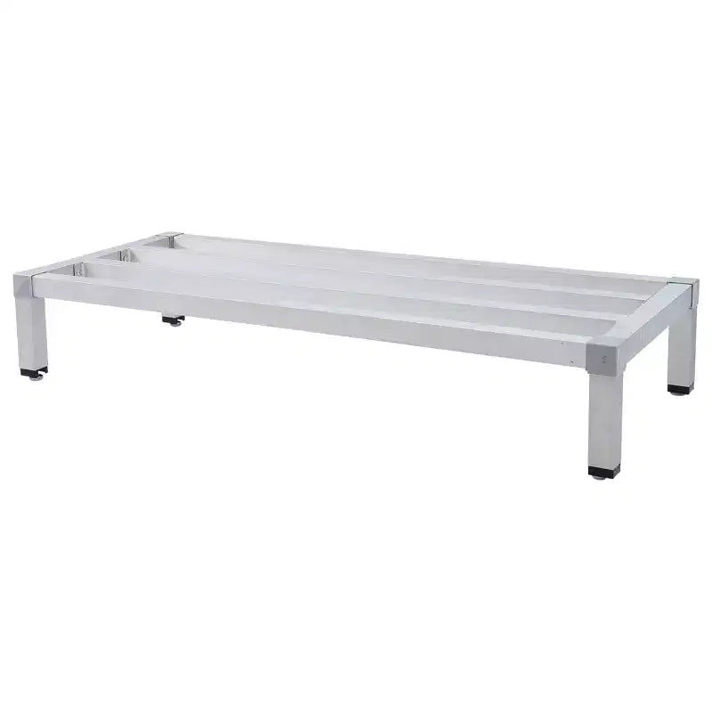 Support de rayonnage en aluminium avec une capacité de 450 kg, étagère alimentaire de sol commerciale pour restaurants, cuisines, magasins