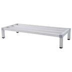 Support de rayonnage en aluminium avec une capacité de 450 kg, étagère alimentaire de sol commerciale pour restaurants, cuisines, magasins