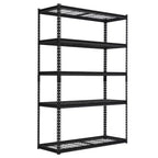 Étagère de rangement à 5 niveaux pour garage, étagère de rangement industrielle en métal, réglable, capacité de 1134 kg, fil d'acier, utilisation pour garage, sous-sol, entrepôt