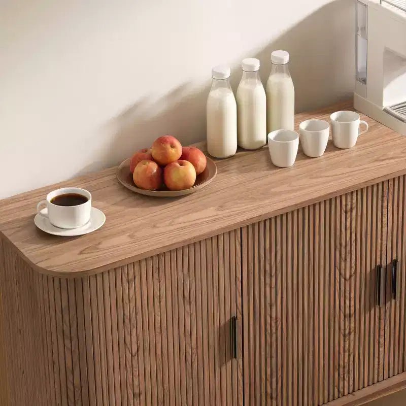 Meuble de buffet Dyonery avec armoire de rangement, armoire à couverts avec étagères réglables, convient aux salons