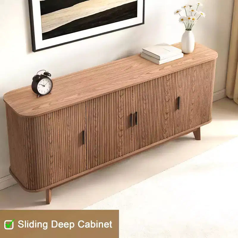 Meuble de buffet Dyonery avec armoire de rangement, armoire à couverts avec étagères réglables, convient aux salons