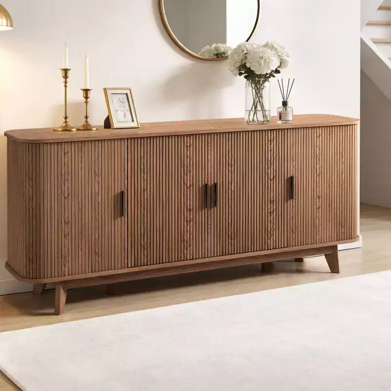 Dyonery buffet cabinet with storage cabinet, cutlery cabinet with adjustable shelves, suitable for living rooms