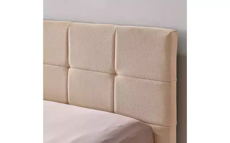Lit de repos complet en velours de style Mid-Century TUYOHW, cadre de canapé-lit rembourré avec structure de lit plateforme en bois d'eucalyptus, lit capitonné avec têtes de lit