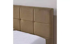 Lit de repos complet en velours de style Mid-Century TUYOHW, cadre de canapé-lit rembourré avec structure de lit plateforme en bois d'eucalyptus, lit capitonné avec têtes de lit