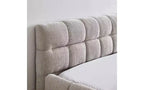 TUYOHW Cadre de lit plateforme rembourré, lit en tissu chenille avec tête de lit, cadre de lit queen size moderne avec cadre solide pour chambre à coucher