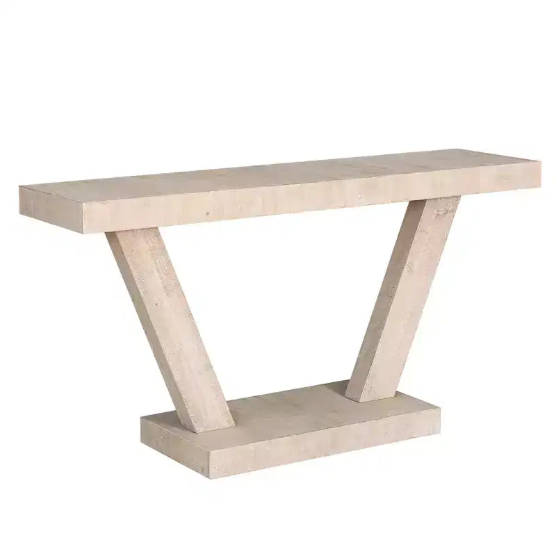TUYOHW 60IN Table Console en Bois Vieilli Style Vintage avec Meuble de Rangement à 2 Niveaux en Bois Massif, Table d'Entrée avec Base Épaisse, Table de Couloir