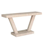 TUYOHW 60IN Table Console en Bois Vieilli Style Vintage avec Meuble de Rangement à 2 Niveaux en Bois Massif, Table d'Entrée avec Base Épaisse, Table de Couloir