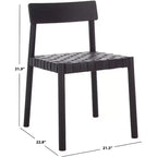 Chaise de salle à manger Tyde - DCH1215 - Noir/Noir - Safavieh