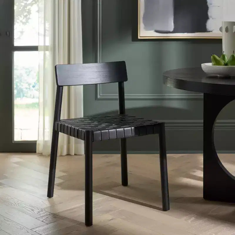 Chaise de salle à manger Tyde - DCH1215 - Noir/Noir - Safavieh