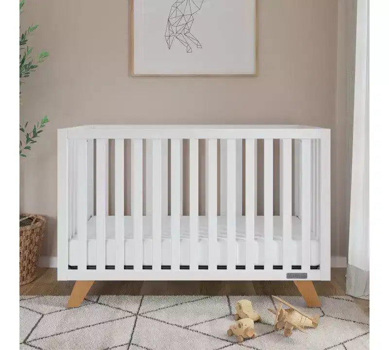 Lit de bébé SOHO Child Craft, commode 3 tiroirs, chiffonnier, table de chevet, ensemble de chambre de bébé 4 pièces