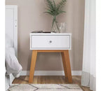 Lit de bébé SOHO Child Craft, commode 3 tiroirs, chiffonnier, table de chevet, ensemble de chambre de bébé 4 pièces