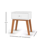 Lit de bébé SOHO Child Craft, commode 3 tiroirs, chiffonnier, table de chevet, ensemble de chambre de bébé 4 pièces