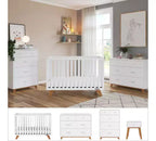 Child Craft SOHO Crib, 3-Drawer Dresser, Chest, Nightstand, 4-Piece Nursery Set