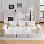 Canapé sectionnel modulaire moderne, canapé-lit pliant convertible, canapé compressé en chenille douce pour salon, chambre à coucher-Panipeachy