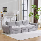 Canapé sectionnel modulaire moderne, canapé-lit pliant convertible, canapé compressé en chenille douce pour salon, chambre à coucher-Panipeachy