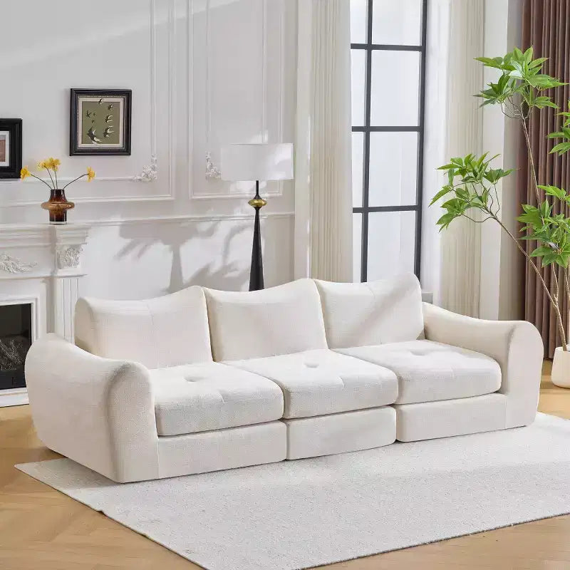 Canapé sectionnel modulaire moderne, canapé-lit pliant convertible, canapé compressé en chenille douce pour salon, chambre à coucher-Panipeachy