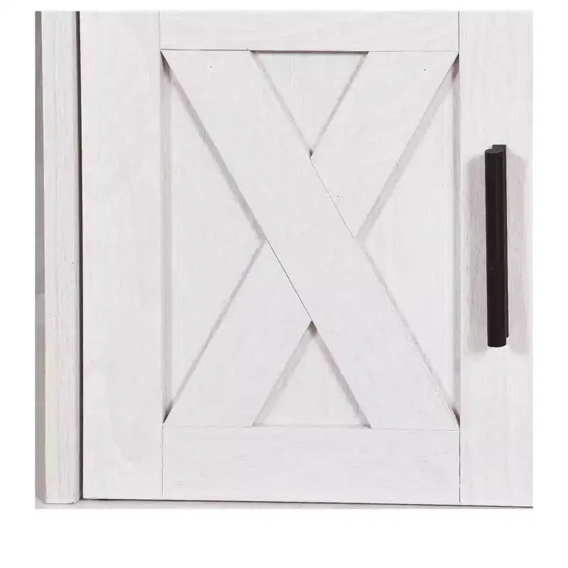 Meuble TV d'angle de ferme pour téléviseur 50 pouces, meuble de divertissement avec rangement et prise de courant, meuble console TV pour salon