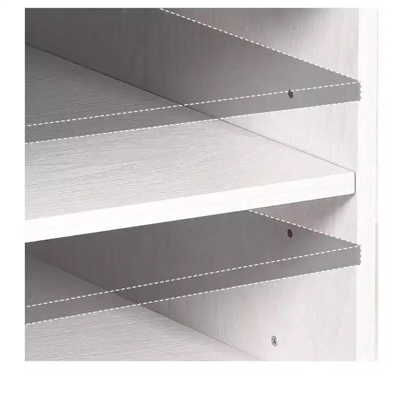 Meuble TV d'angle de ferme pour téléviseur 50 pouces, meuble de divertissement avec rangement et prise de courant, meuble console TV pour salon