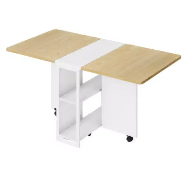 Table à manger pliante en treillis de fil de fer et PB,