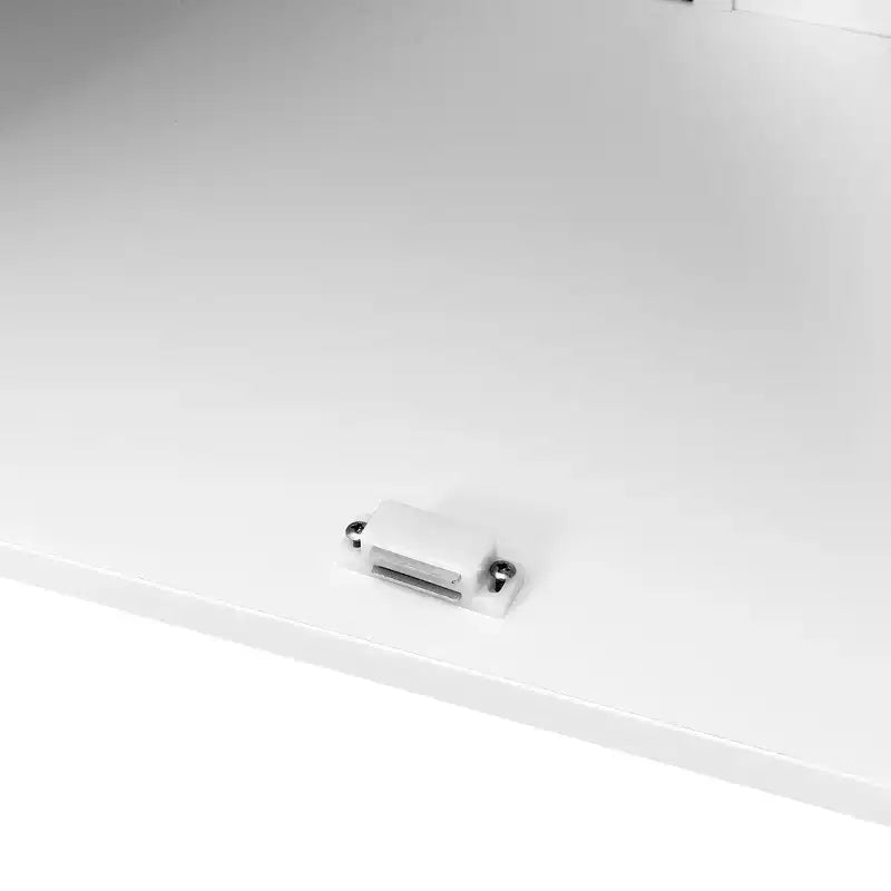 sumyeg Meuble de rangement de salle de bain avec double porte et étagère réglable