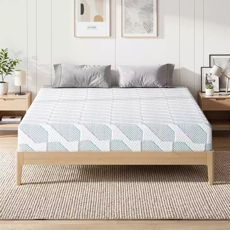 EHMKNP 8-Inch Cooling Memory Foam Mattress - Twin/Twin XL/Full Sizes - Medium Firm