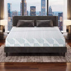 EHMKNP Matelas en mousse à mémoire de forme rafraîchissante 8 pouces – Tailles Twin/Twin XL/Full – Fermeté moyenne
