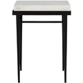 Eldin Marble Side Table - ACC3746 - Cream/Black - Safavieh