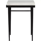 Eldin Marble Side Table - ACC3746 - Cream/Black - Safavieh