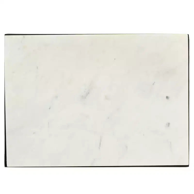 Table d'appoint Eldin en marbre - ACC3746 - Crème/Noir - Safavieh