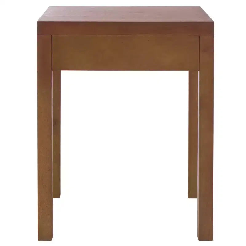 Table d'appoint à 1 tiroir Kannie - ACC6614 - Chêne foncé - Safavieh