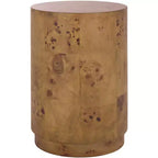 Siya Round Accent Table - ACC6611 - Brown - Safavieh