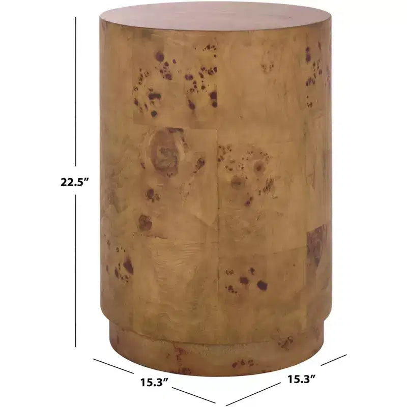 Table d'appoint ronde Siya - ACC6611 - Marron - Safavieh