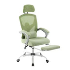 Chaise de bureau ergonomique TUYOHW avec repose-pieds rétractable, chaise de jeu avec coussin de soutien lombaire et accoudoirs rembourrés, chaise pivotante pour le bureau
