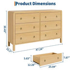 Commode à 6 ou 7 tiroirs pour chambre à coucher, chiffonnier, organisateur de rangement pour chambre, salon, couloir et bureau