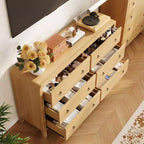 Commode à 6 ou 7 tiroirs pour chambre à coucher, chiffonnier, organisateur de rangement pour chambre, salon, couloir et bureau