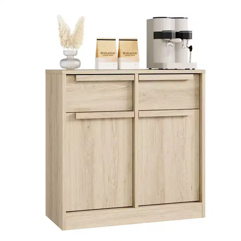 Sideboard Buffet Cabinet with 4 Drawers, 62.4 Large Coffee Cabinet with Storage, Modern Storage Buffet Table for Kitchen Dining Room, Living Room