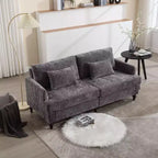 Canapé moderne TUYOHW de 175 cm en tissu bouclette, canapé 2 places avec coussins d'assise amovibles pour salon, appartement, chambre à coucher
