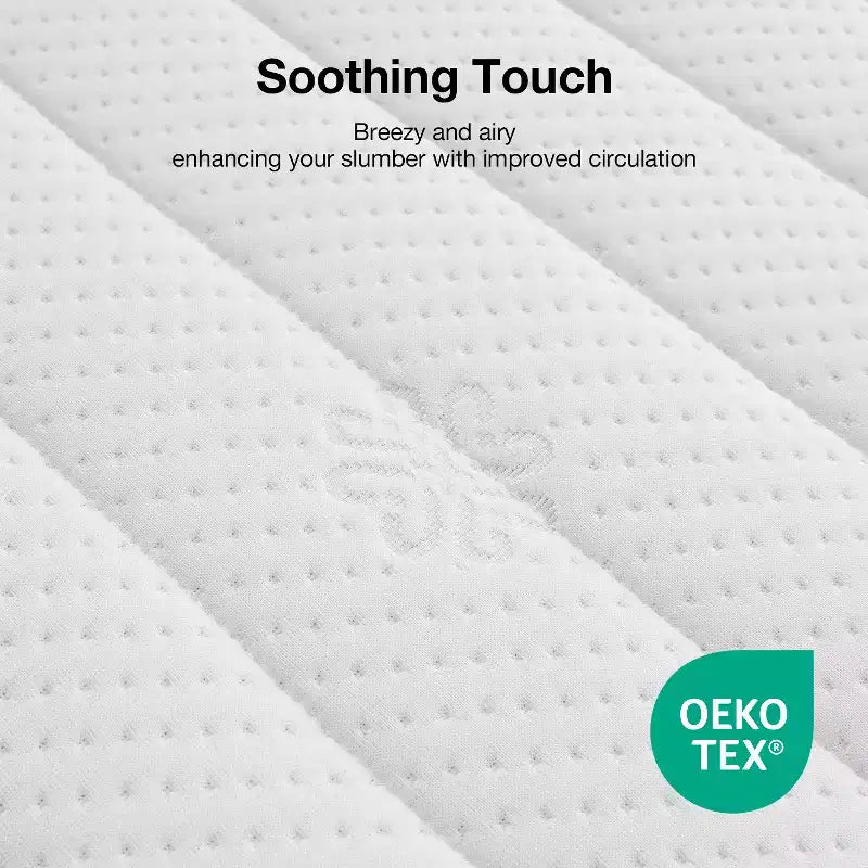 Matelas en mousse à mémoire de forme au gel pour des nuits fraîches et un soulagement de la pression, certifié CertiPUR-US